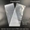 mixture seal bag for hot-cured pmma acrylic materials