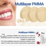 Multi layer dental pmma material feature