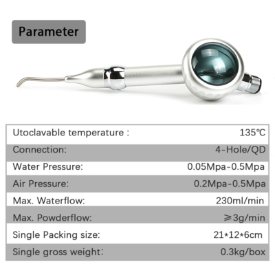 air prophy parameter