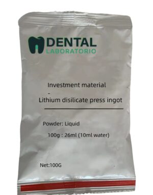 investment material for dental press ingot
