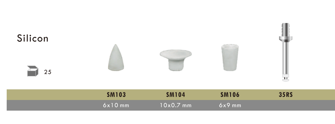 Cost-effective dental stain removal using silicone particlesproduct order No.