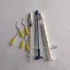 disposable dental syringes and infusor metal tips