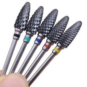 Black Zirconia Ceramic Corn Burs – 5 Grits